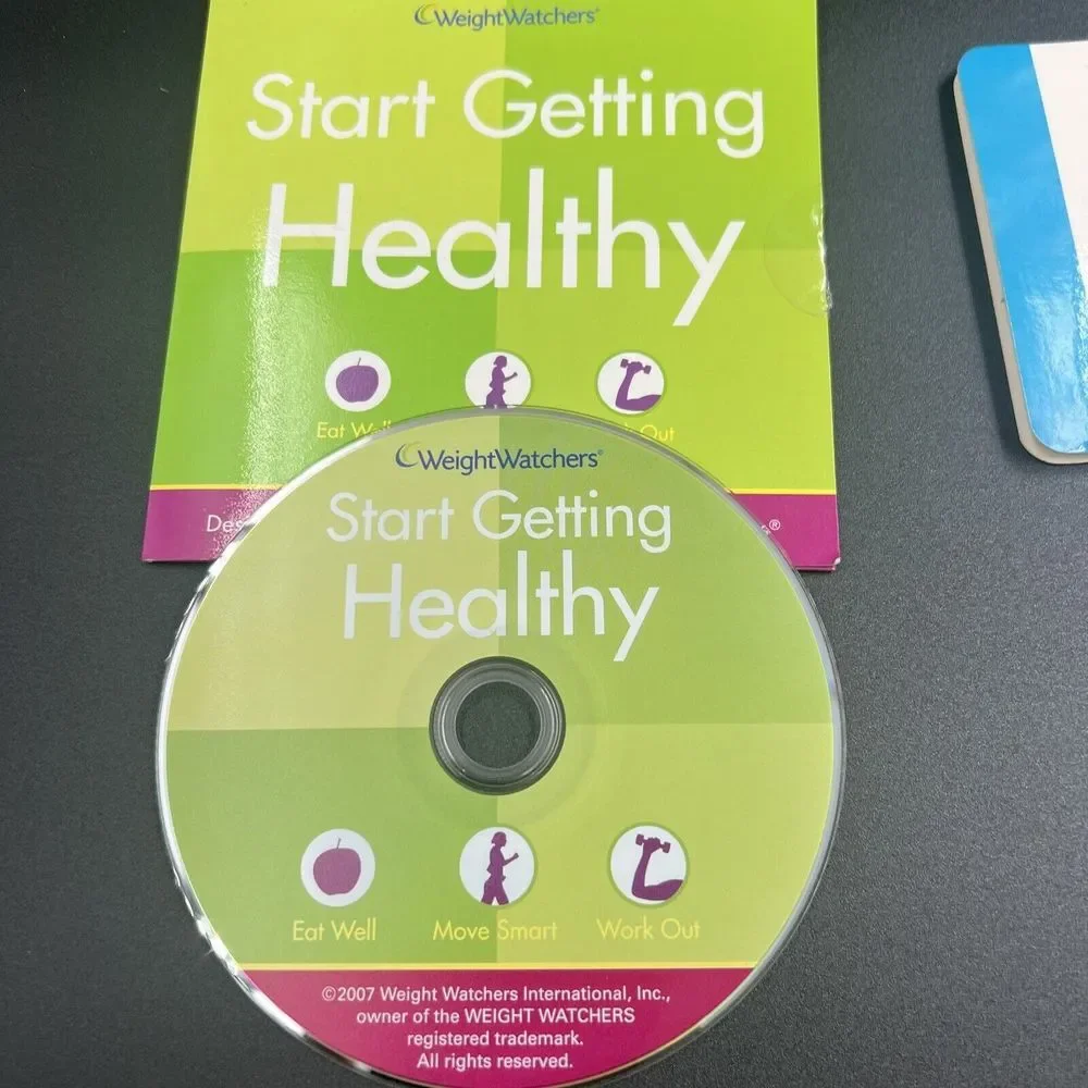 Lot of‎ 3 Weight Watchers Start Getting Healthy DVD, Pocket Guide & Shoe Charm